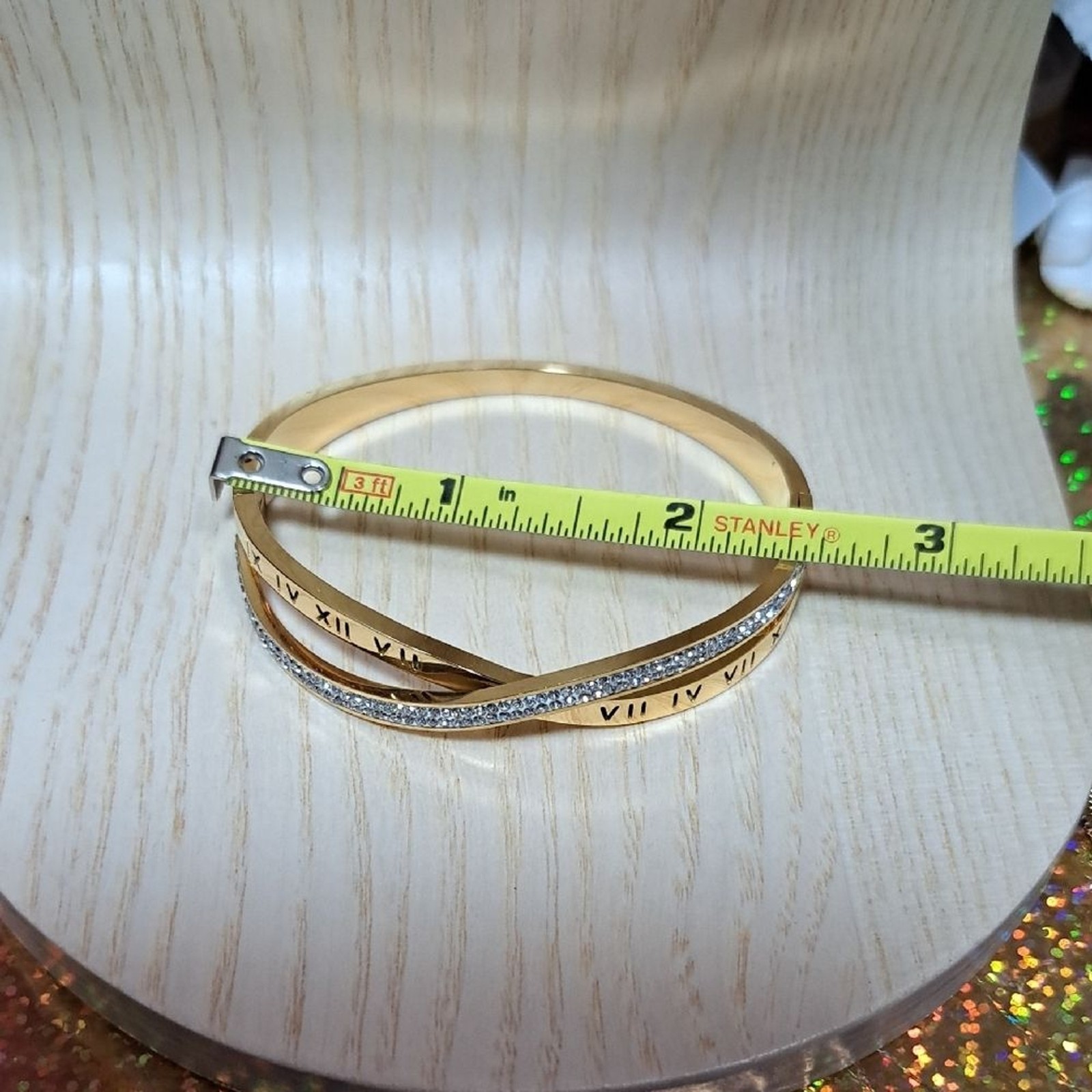 Elegant Gold Roman Numeral Bracelet