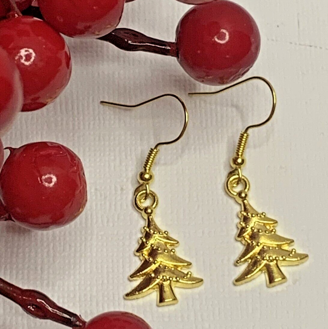 Tree Earring, Gift Idea, Nature Earring, Christmas Tree Earring, Holiday Earring