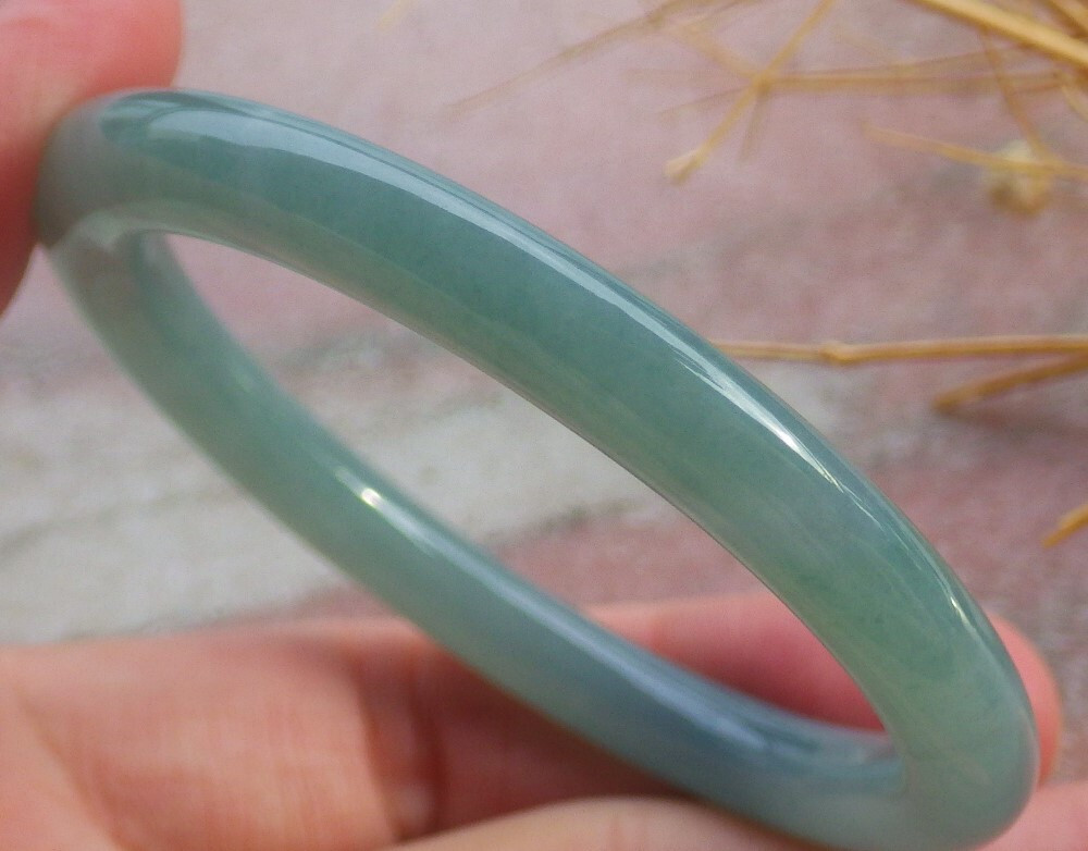 Video Certified Natural JADE JADEITE BABY Child Bangle Bracelet 42 mm 114008 TS