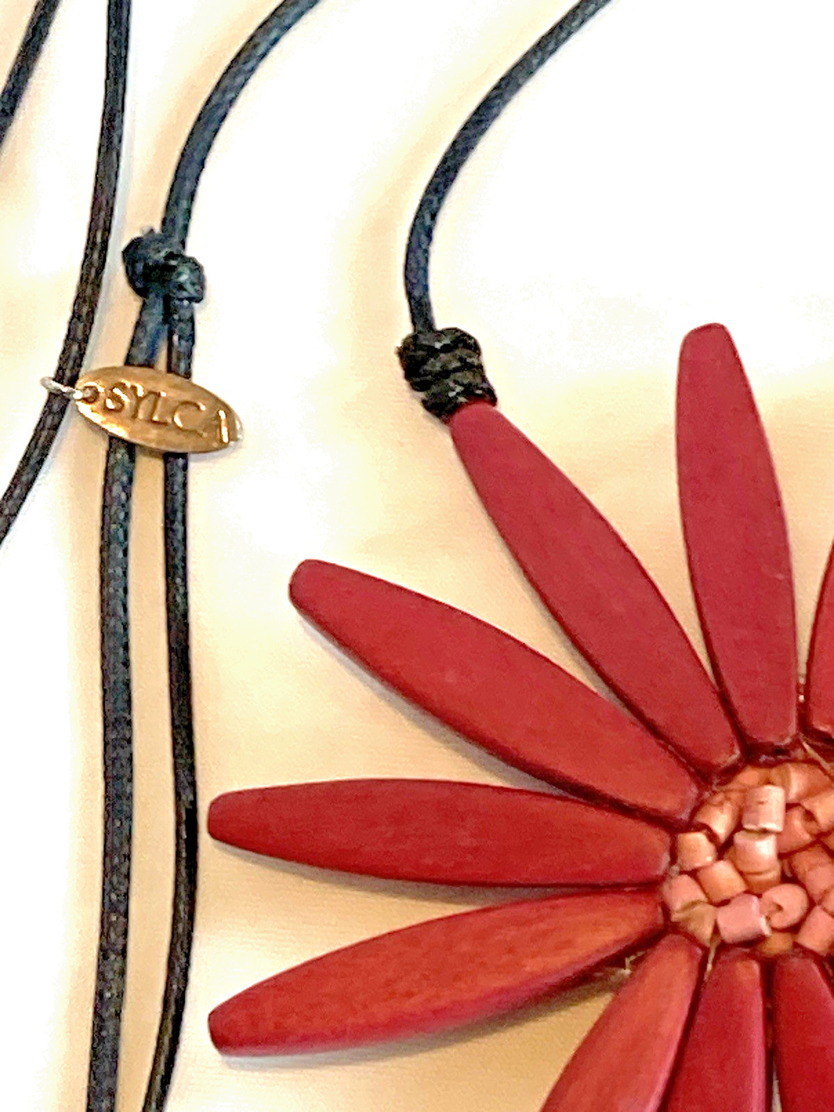 Sylca Design Statement Necklace – Amaya Flower Necklace – Wearable Art