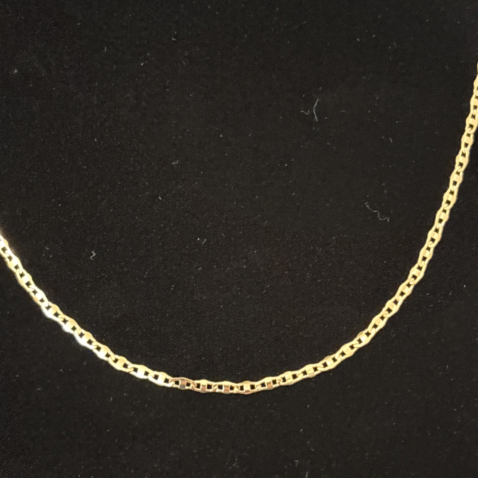 Thin Mariner Link Classic Chain Necklace | Rose Gold Plated 18” | NEW Timeless