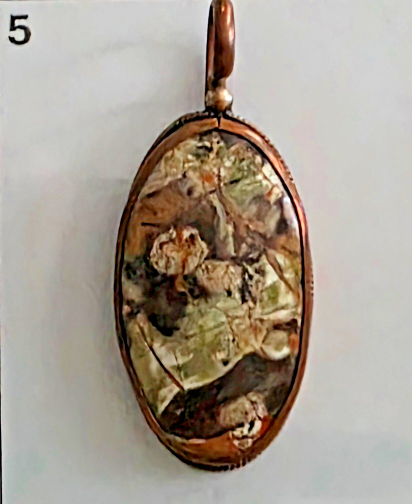 Handmade Crystal Gemstone Pendants – Copper Metal – Multiple Variations