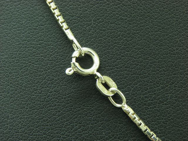 925 Sterling Silver Chain & Cross Pendant with CZ Coated/5.2g/38.8CM