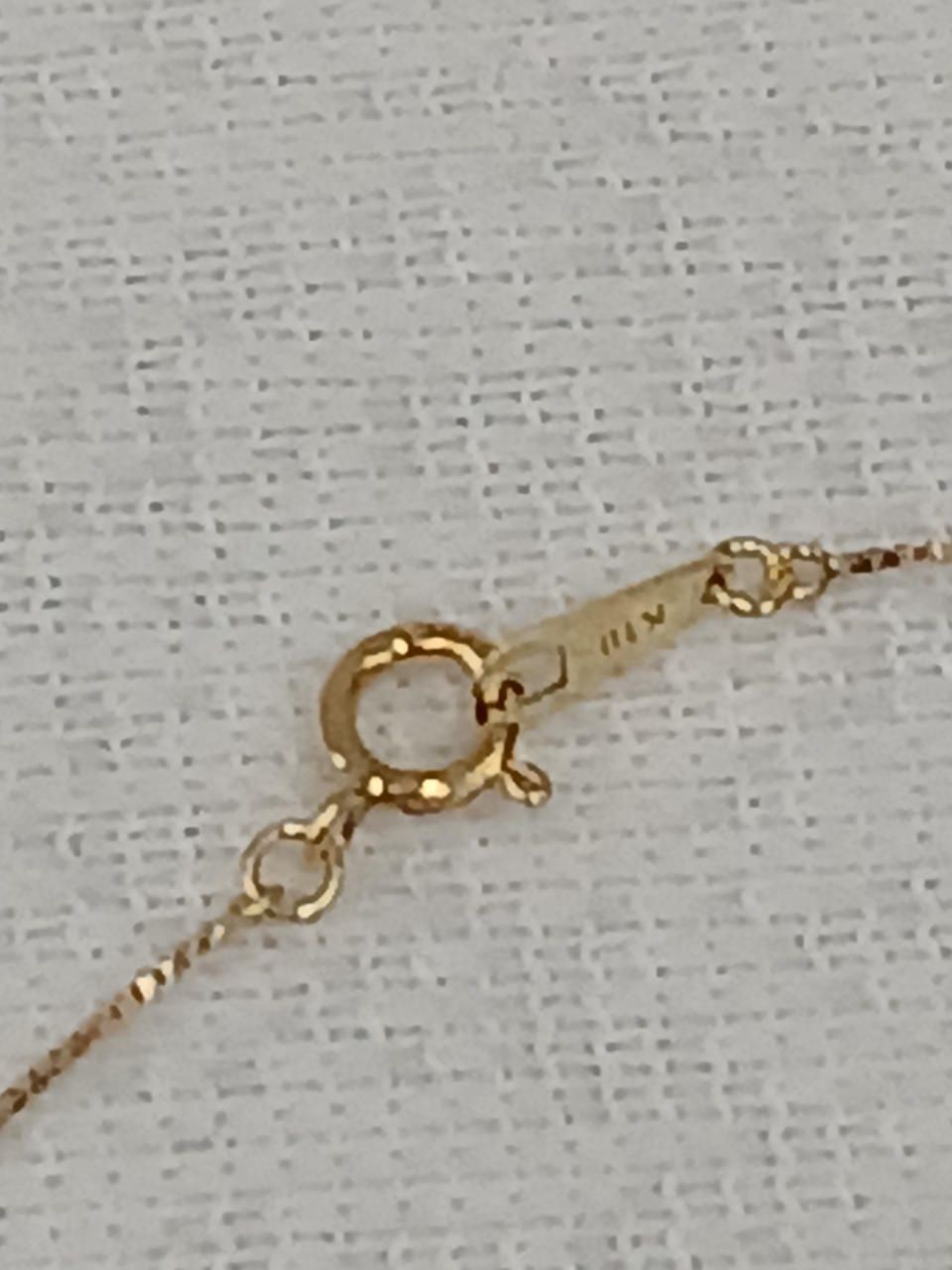 K10 necklace 2g 38CM Used