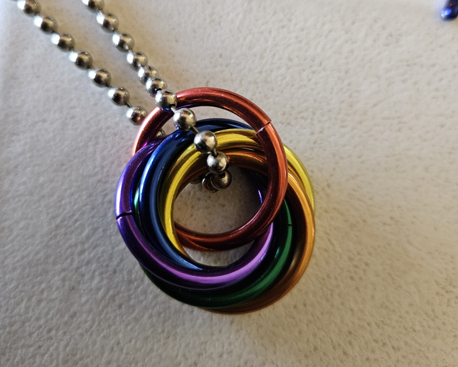 GAY AND LESBIAN DOG TAG NECKLACES (3)..13″-15″, NOH8 RUBBER BRACELET