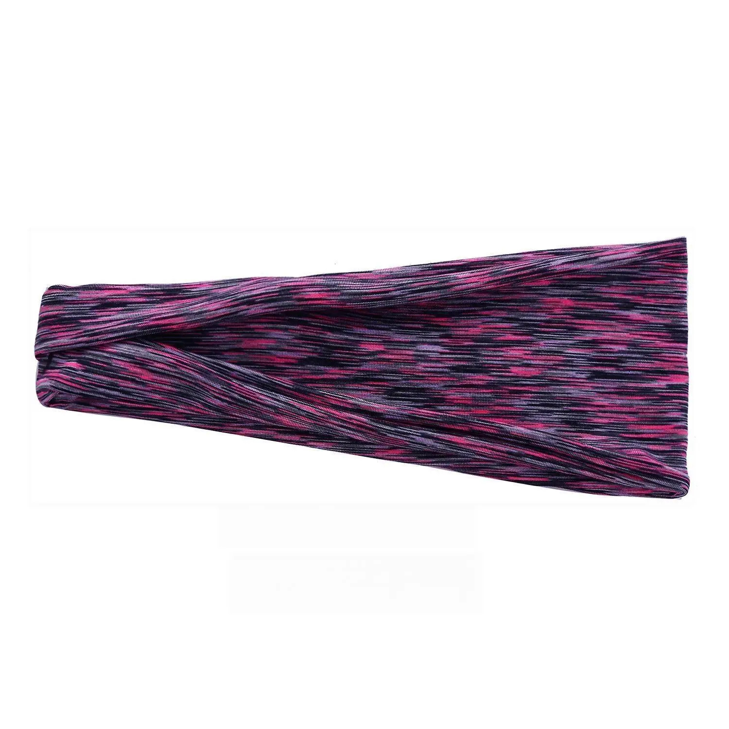 Non Slip Sweatband Women Wide Elastic Yoga Running Moisture Wicking Headband
