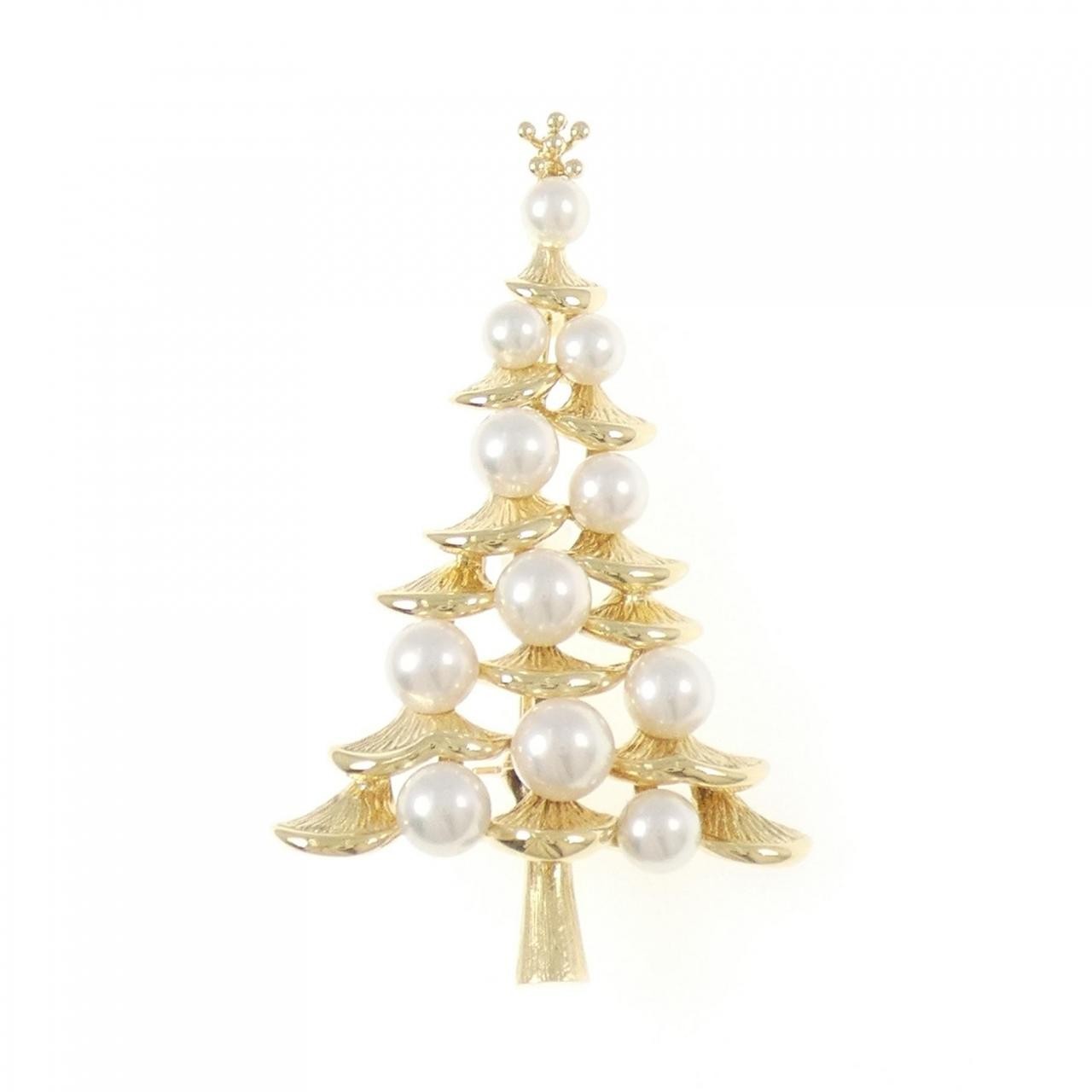 Authentic Mikimoto Akoya Pearl Brooch #260-008-151-8869