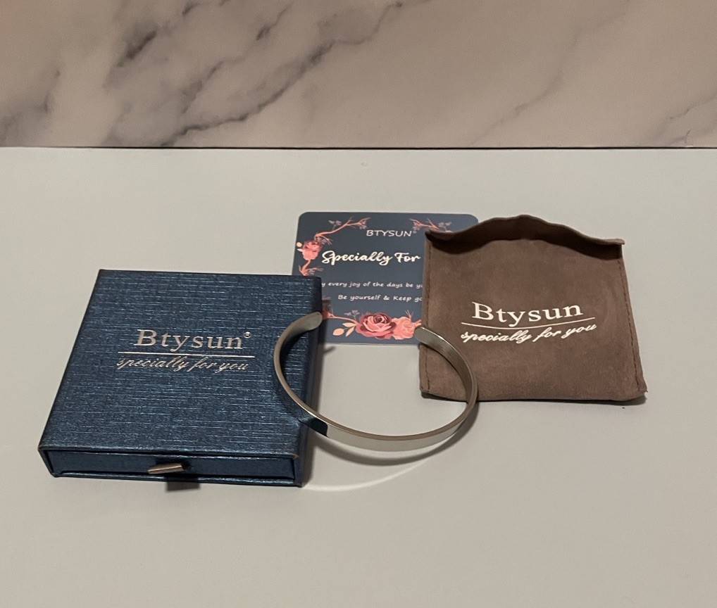 Btysun Silver Inspirational Bracelet YOU’RE Awesome Keep That Amazing Up NEW