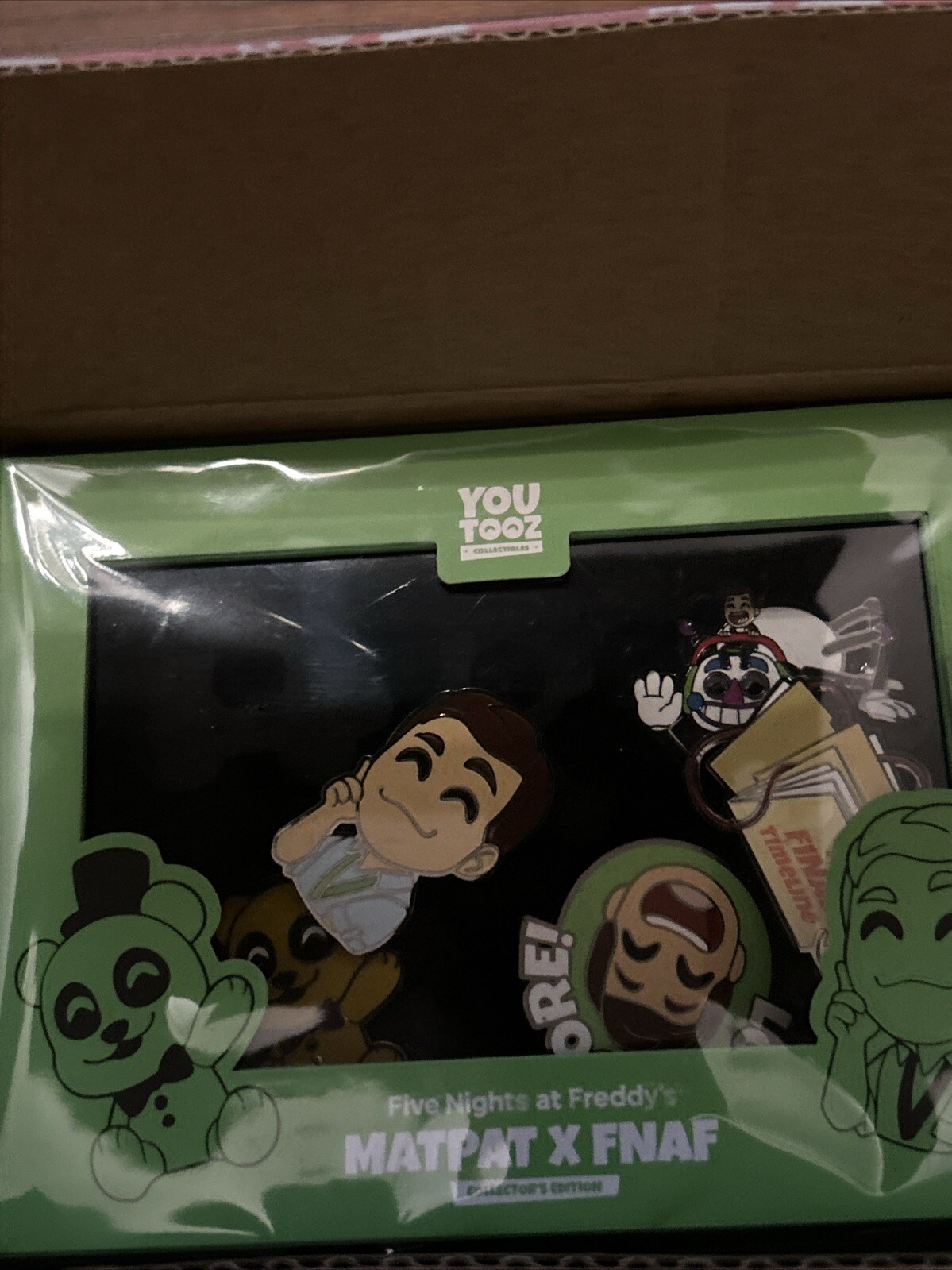 YouTooz * MatPat X FNAF* Collector’s Pin Set* 5 Pin Set * New In Hand