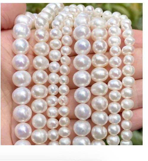 Natural Irregular Freshwater Pearl Loose Beads DIY Jewelry Making Necklace