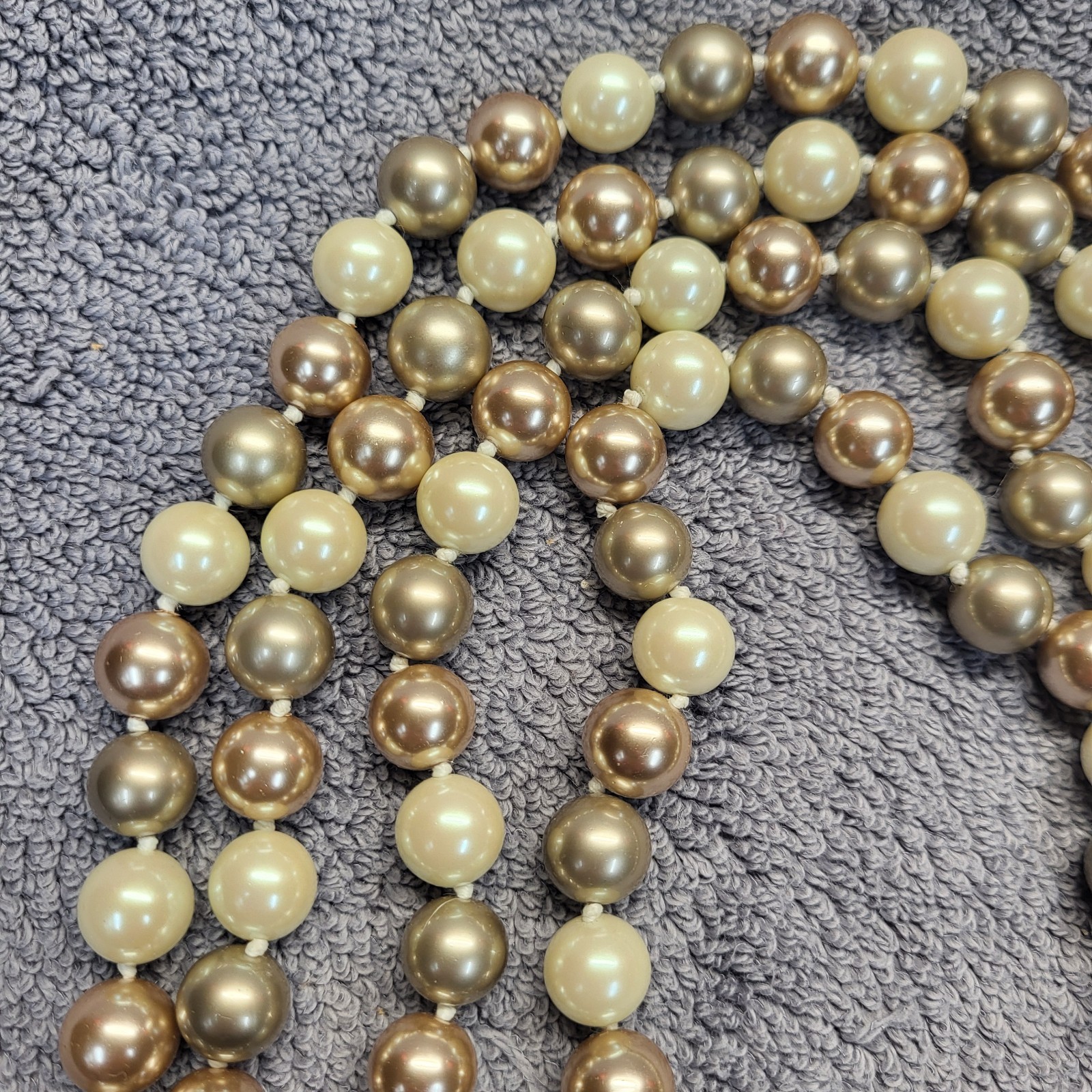 Party Jewelry Pearl Necklace Multicolored 30in
