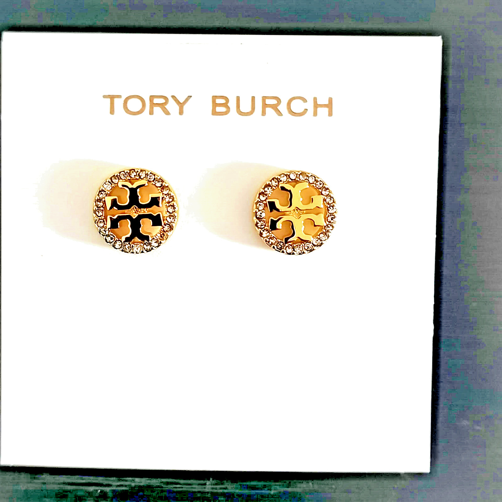 Tory Burch Roundness Gold-Tone Earrings