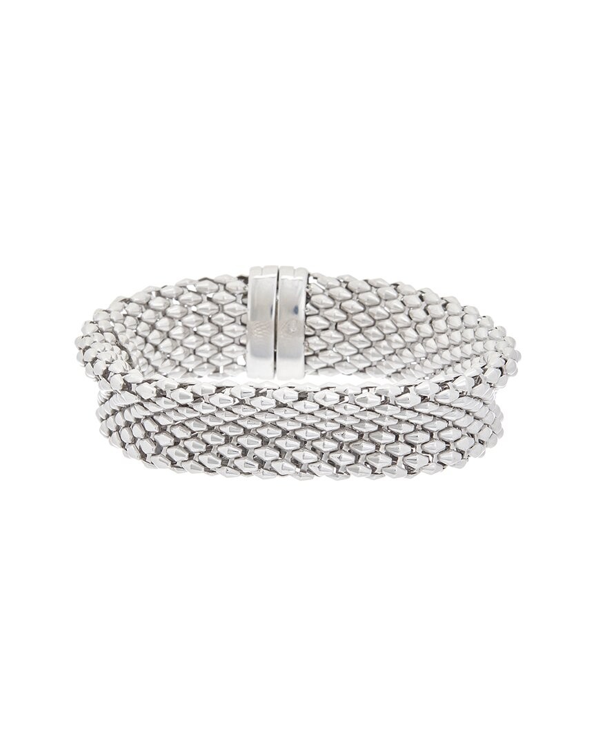 Meshmerise Mesh 0.25 Ct. Tw. Diamond Bangle Bracelet Women’s White