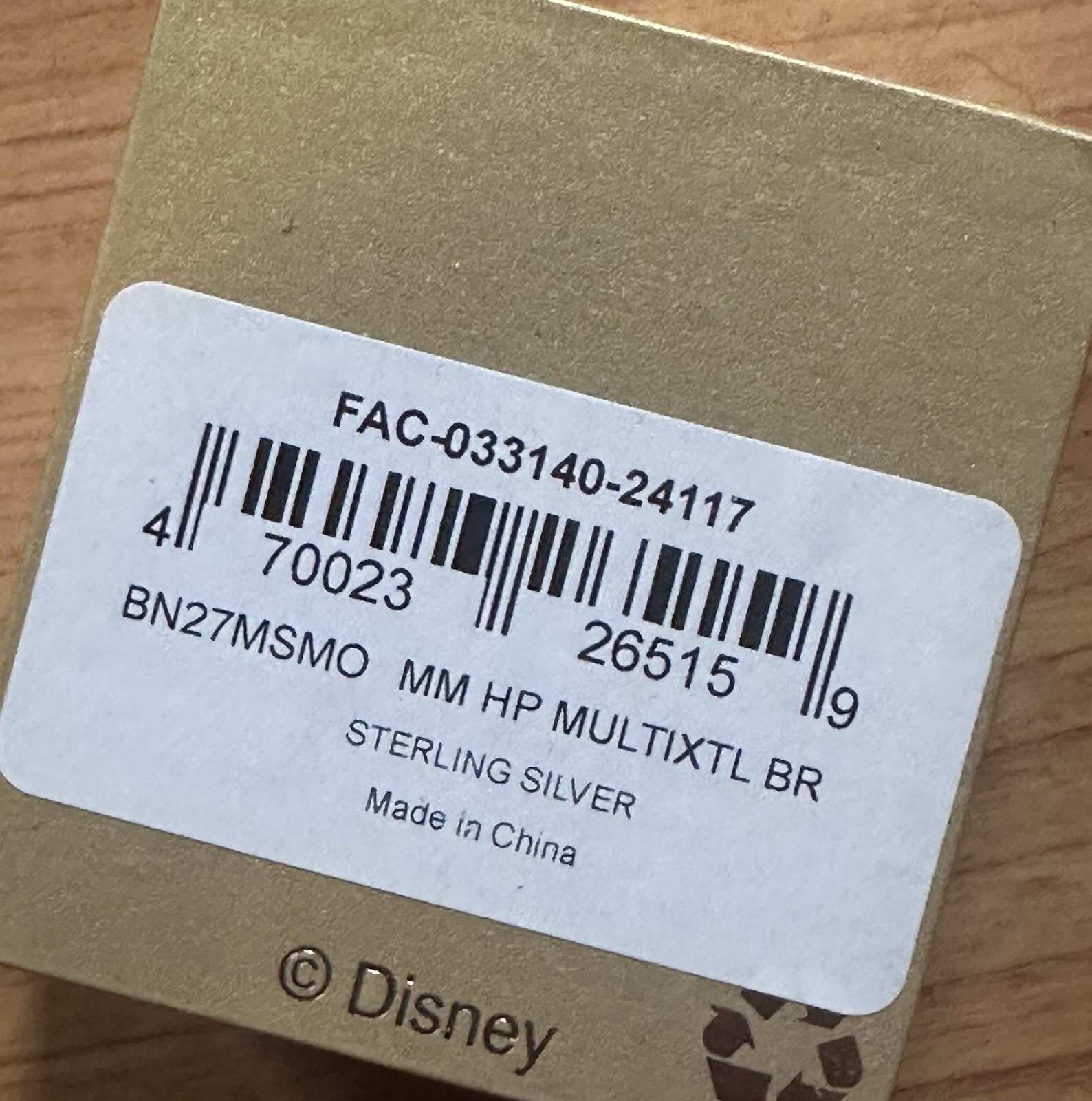 Mickey Mouse Icon Multi-Colored Gems Collection by Rebecca Hook. Brand New