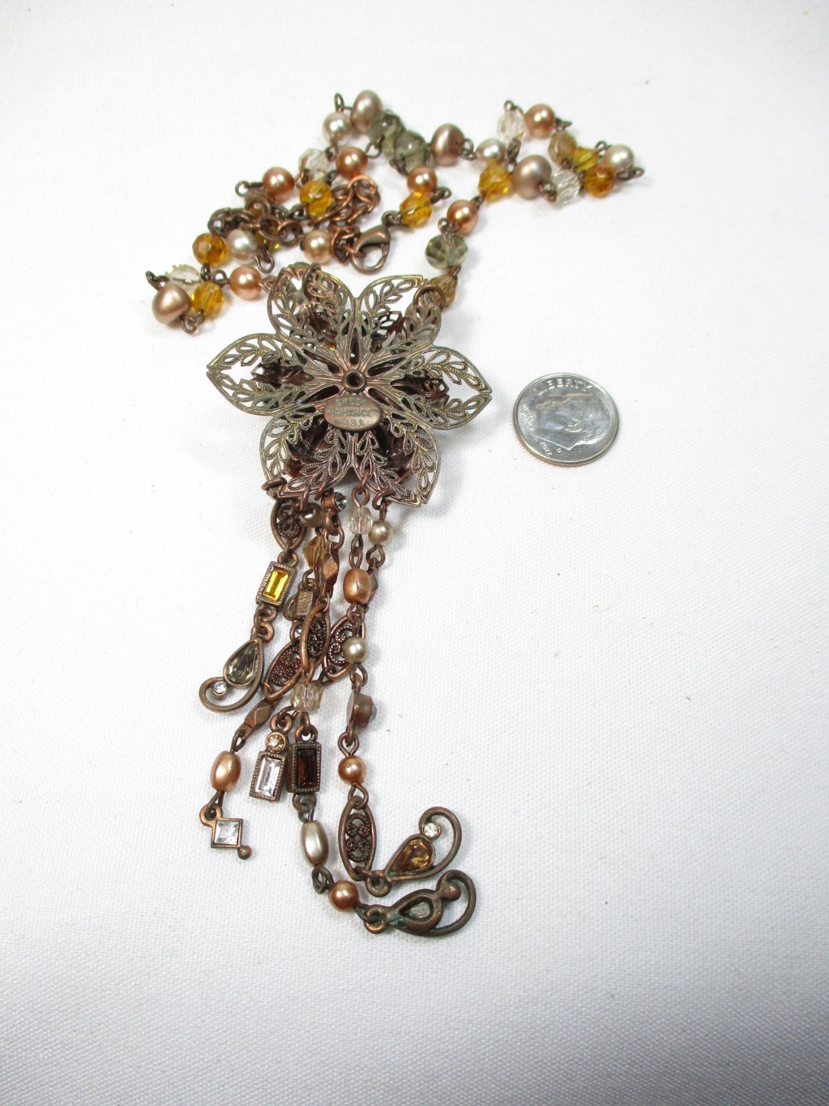 Sweet Romance Necklace Pendant Flower