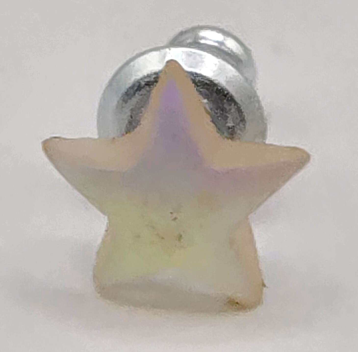 White Star Stud Earrings 6mm Crystal Made with Swarovski Elements