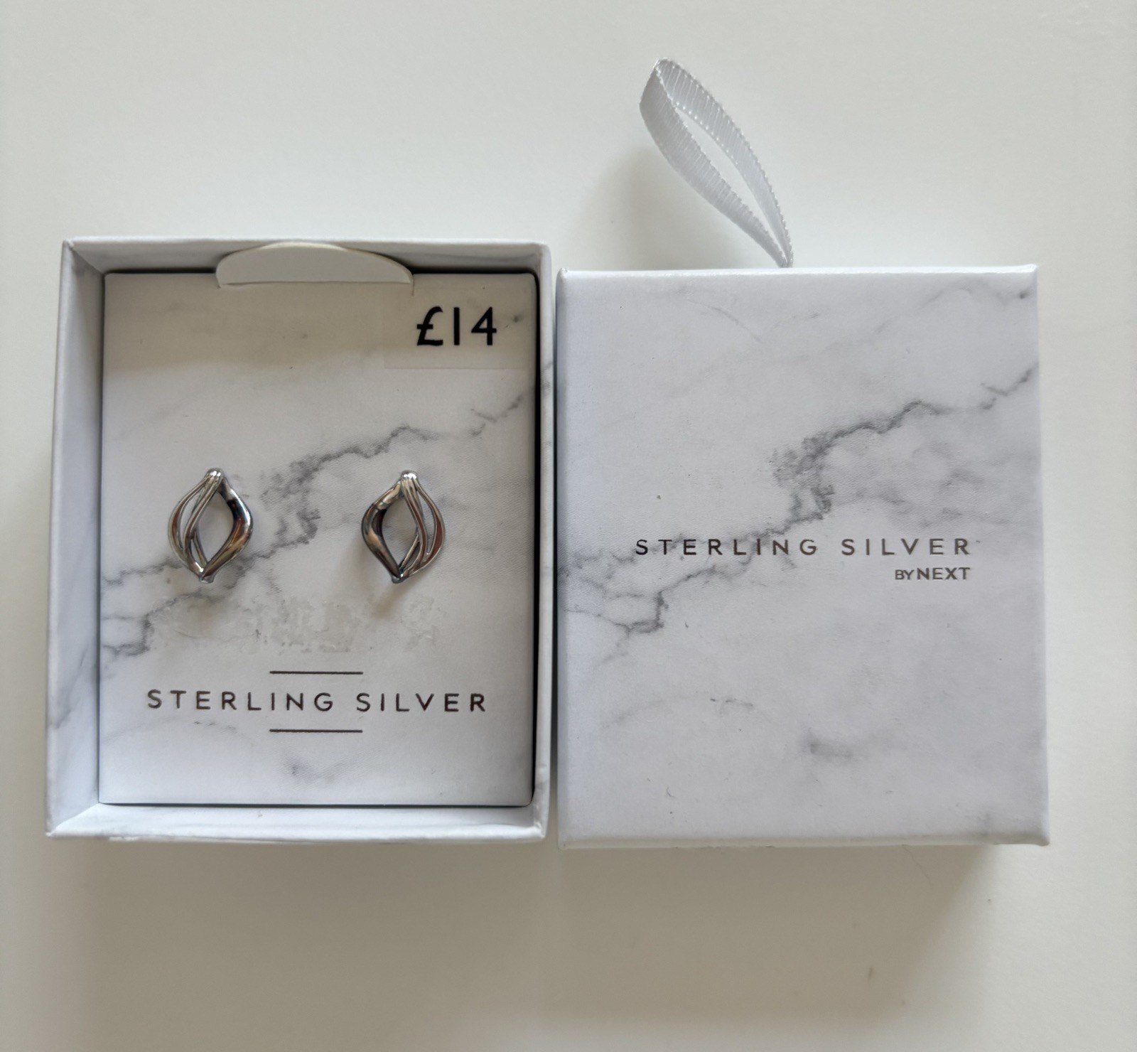 Next Sterling Silver Stud earrings. New