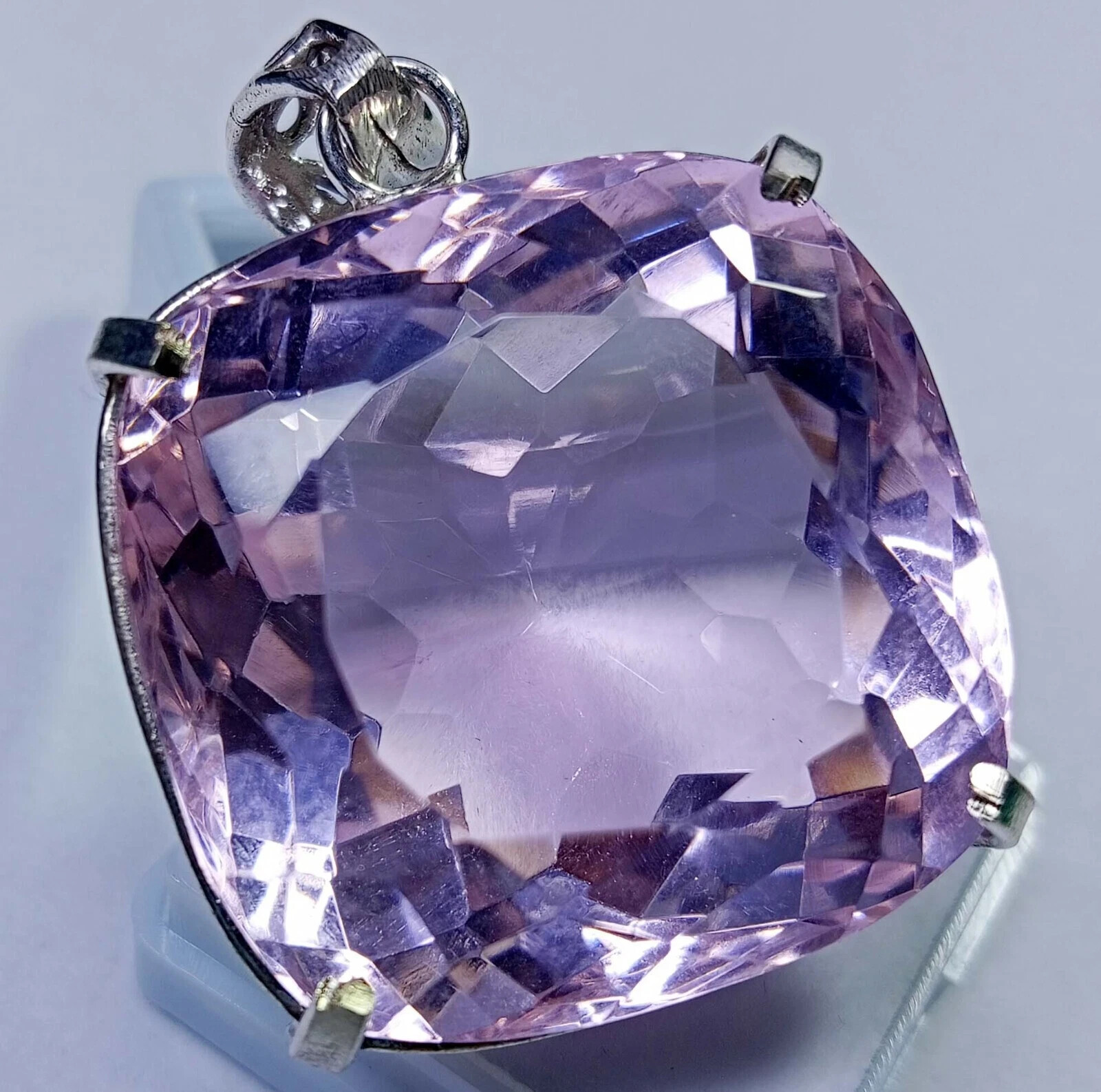 Flawless Pendant Pink Topaz Cushion Cut 134-135Ct Natural Gemstone EGL Certified