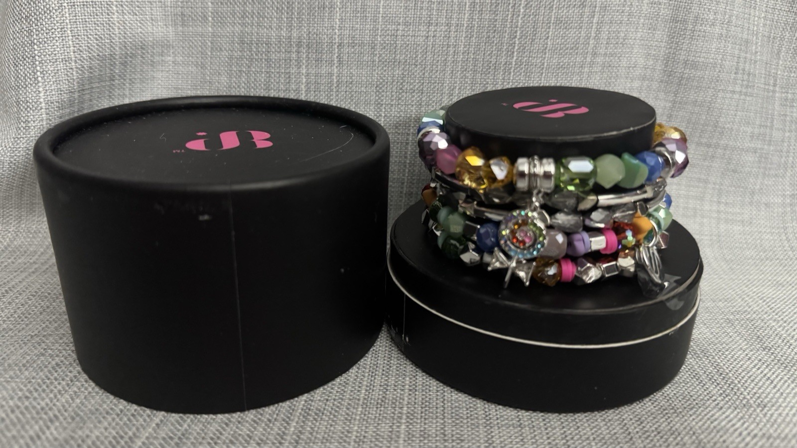 Bomb Party 2023 Holiday Stack RBP6494 ‘I’m A Sucker For You’ Silver Bracelet Set