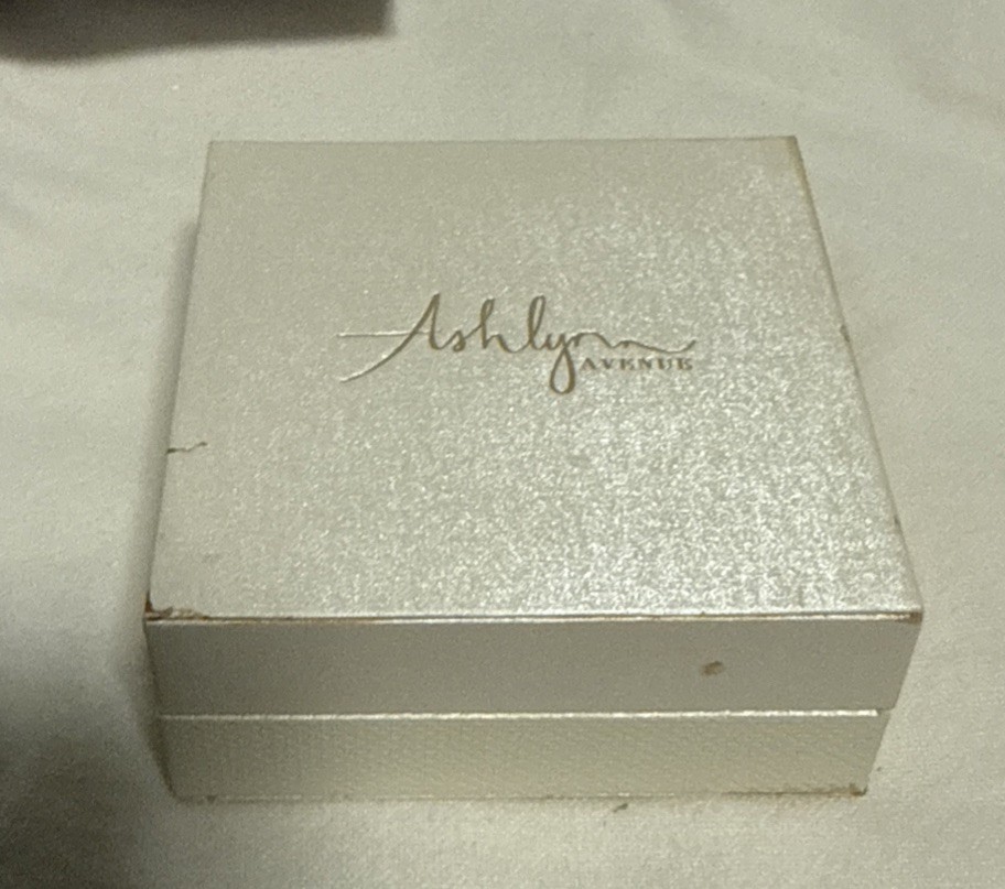 Ashlynn Avenue – Emrys 18K Rose-Gold Plated Weave Ring 0.24 Ctw – Size 7 w/box