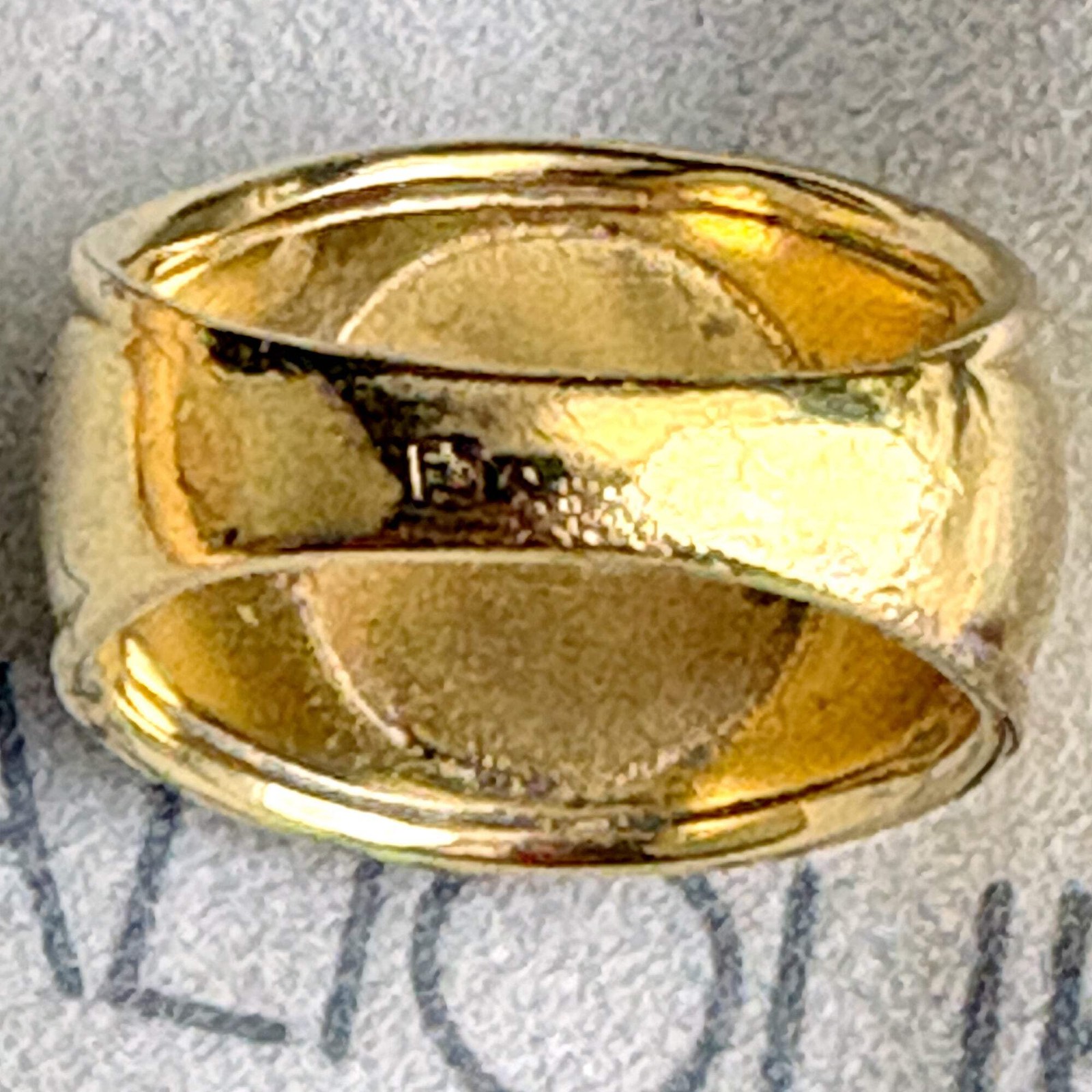Lalique France Helianthus Sunflower Crystal Ring Gold Vermeil Sz 6.5