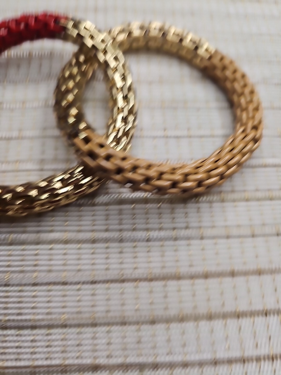 Branded Twisted Pair Of Bangles