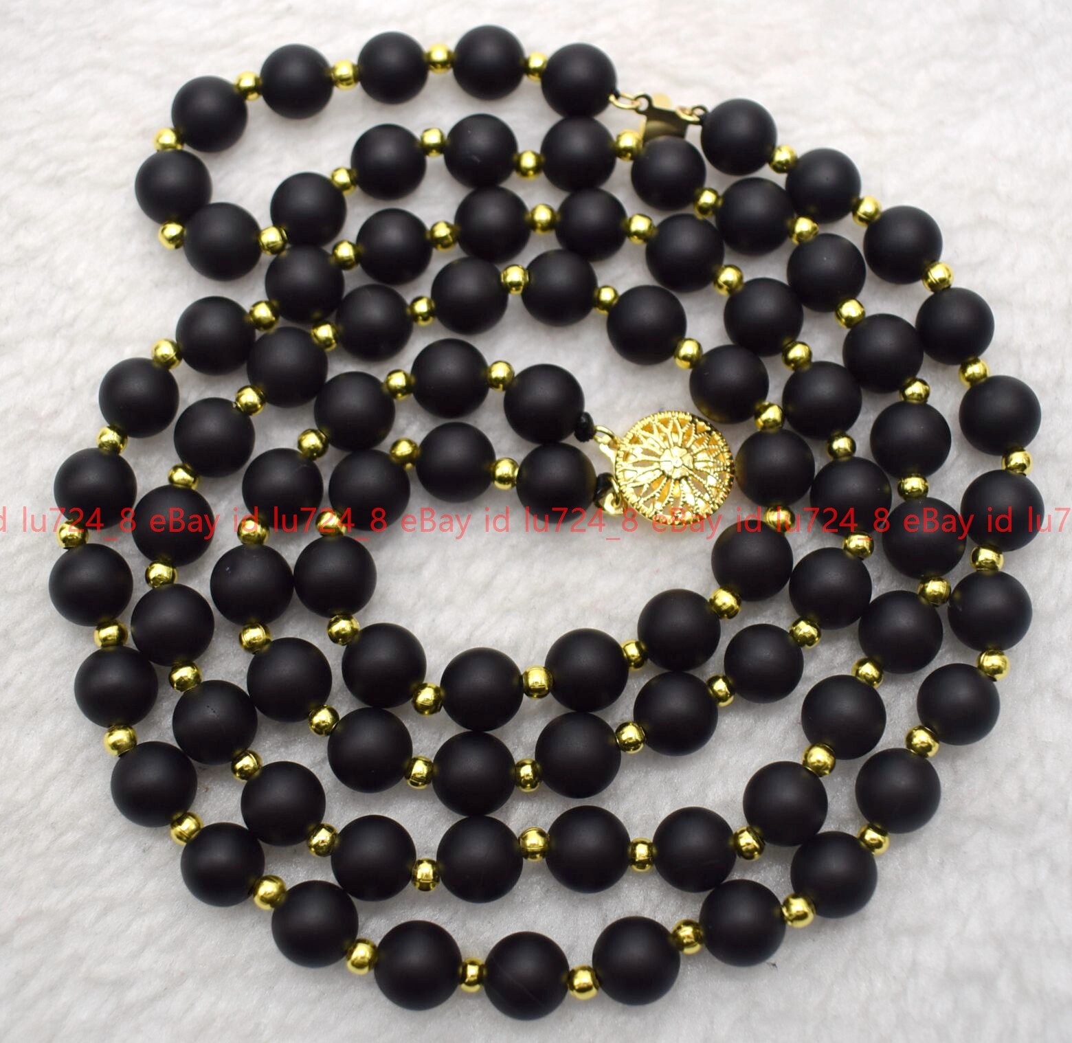 2 Rows 6/8/10/12mm Round Multicolor Jade Natural Gemstone Beads Necklace 18-19″