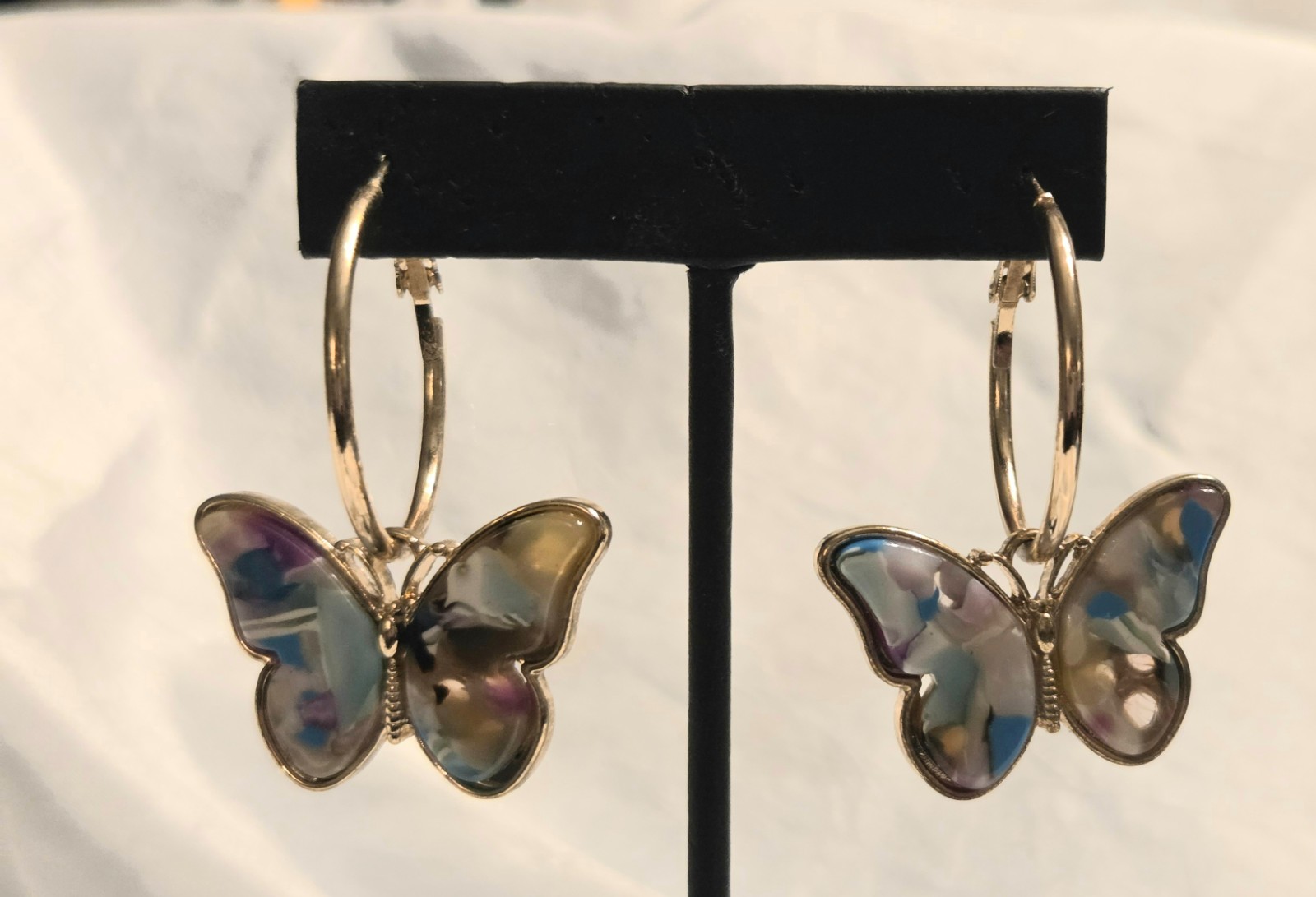 Fun, Colorful Butterfly Earrings