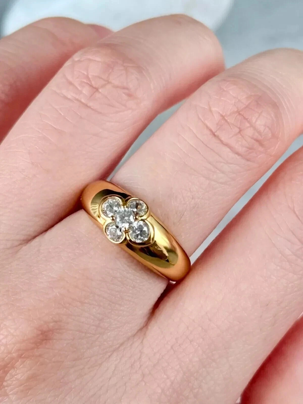 2Ct Round Cut Simulated Diamond Unisex Engagement Ring 14K Yellow Gold Plated