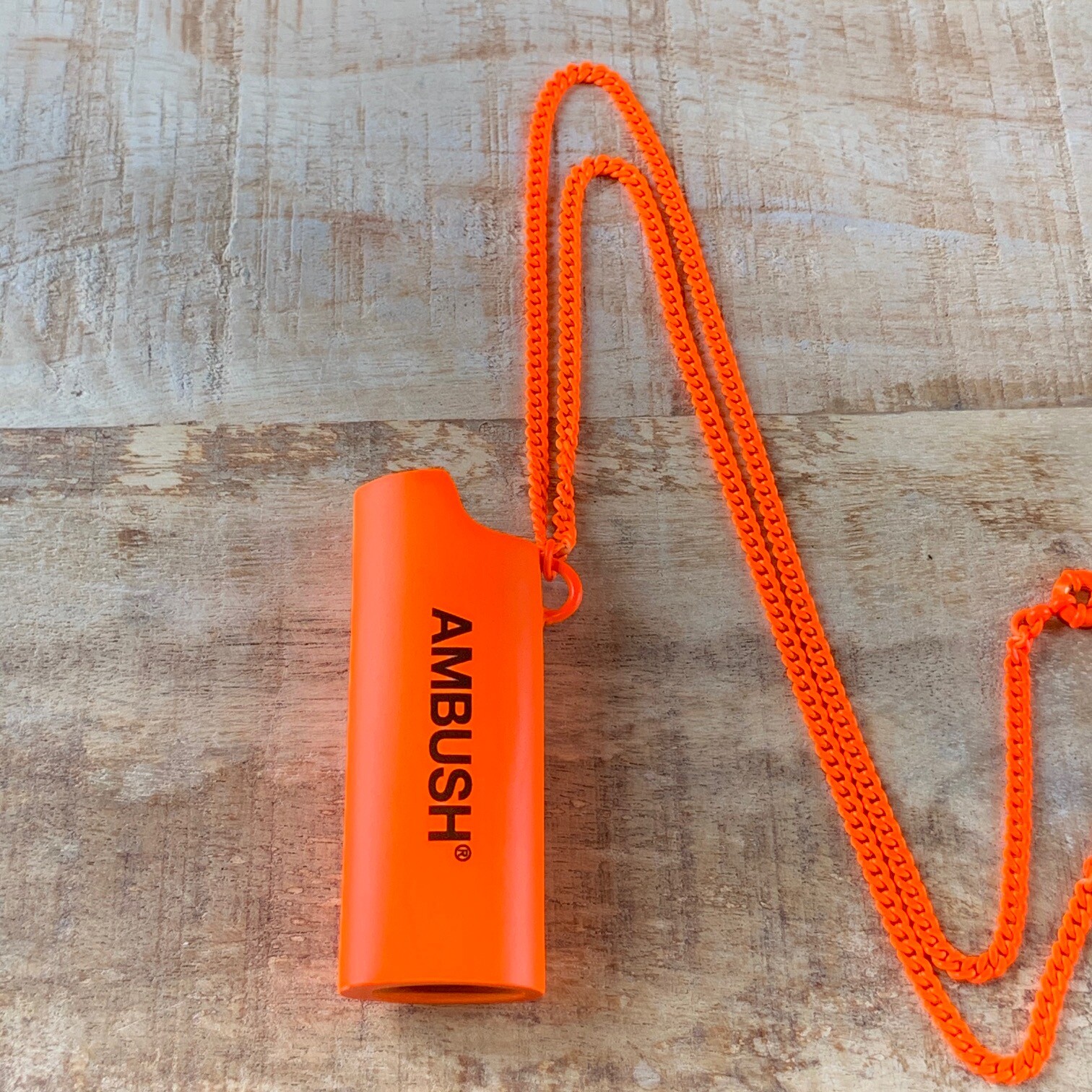 Ambush Design Neon Orange Lighter Necklace