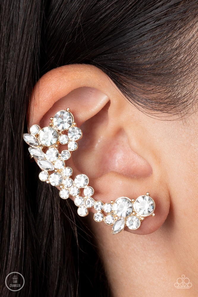 Astronomical Allure Gold Ear Crawler