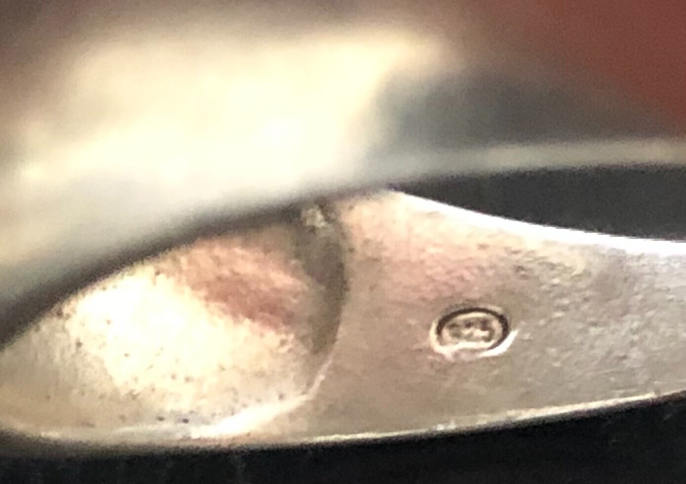 Antique 925 Silver Ring Manufacturer MyG Stone Ungraded.