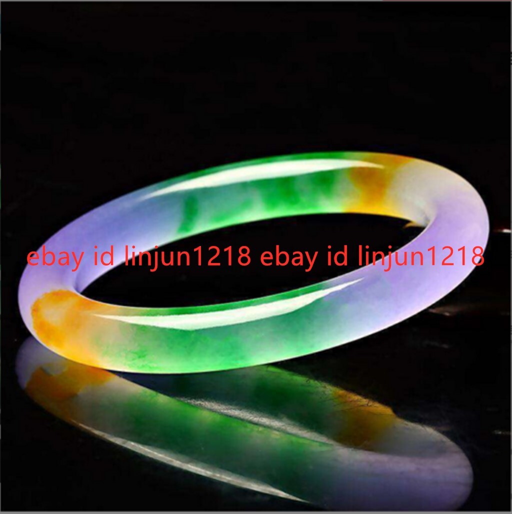 Nephrite Lavender Green Jade Gemstone Bangle Bracelet 56-62mm Women Jewelry