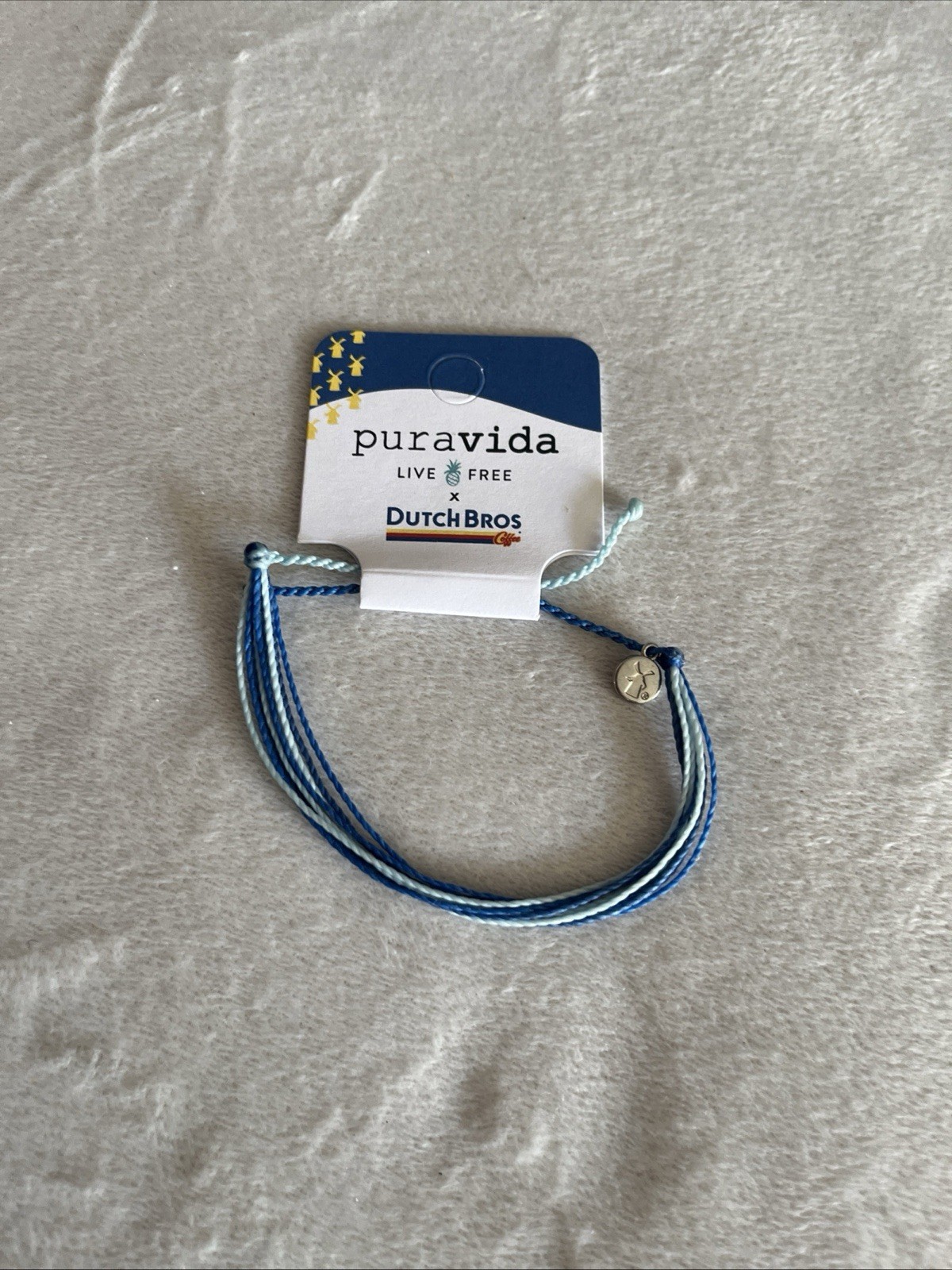 Dutch Bros Pura Vida Bracelet Live Free