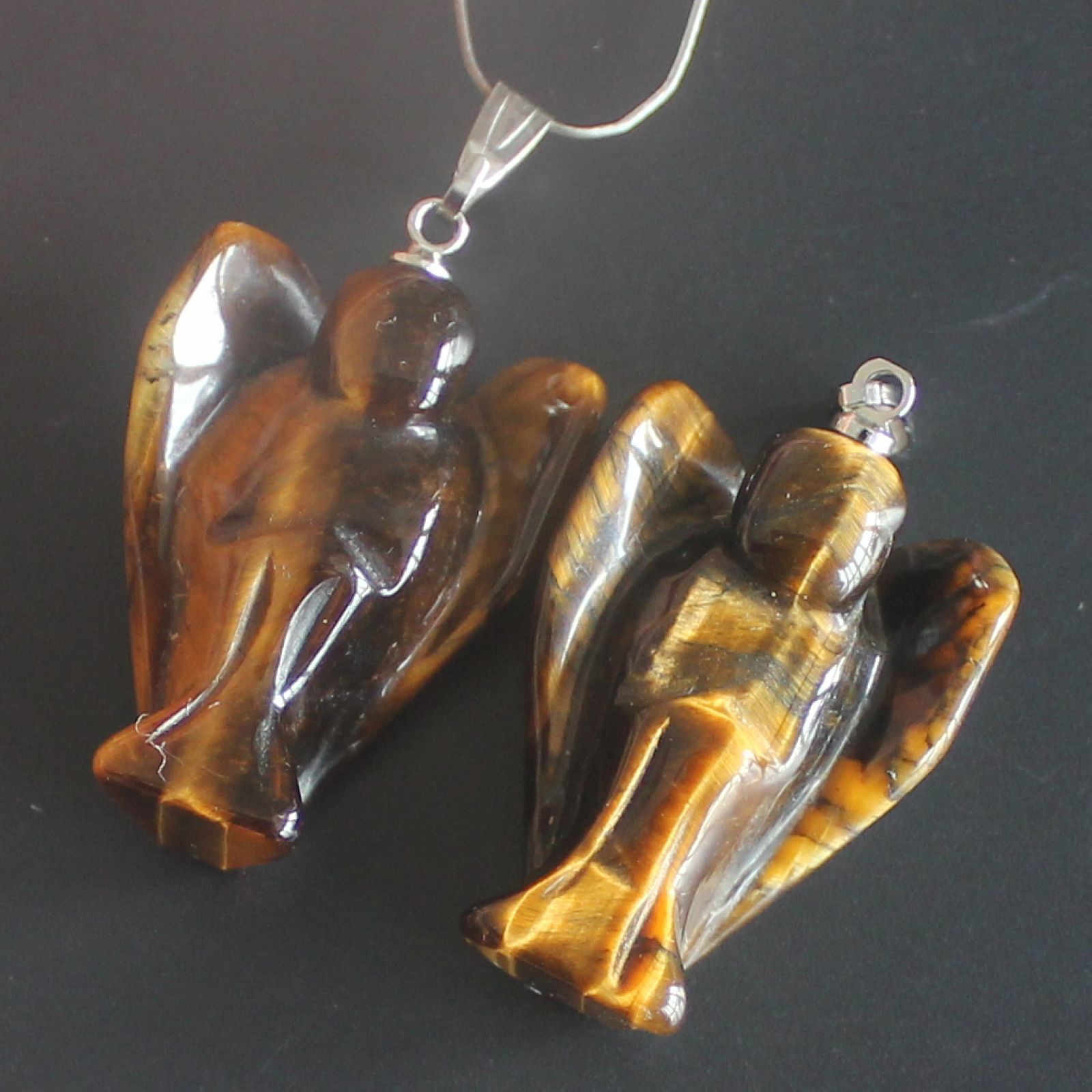 Handmade mini crystal angel pendant for necklace bracelet