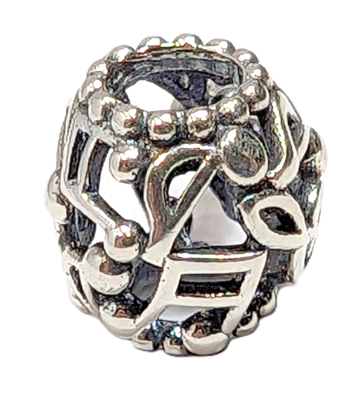 Authentic Pandora Charm, Openwork Music Dangle, #798779C00, Silver