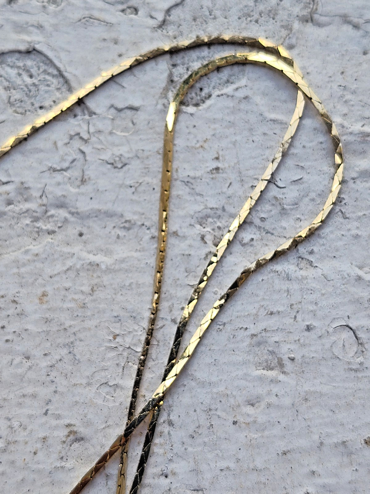 Gold Tone Snowflake Flower Pendant Chain Necklace