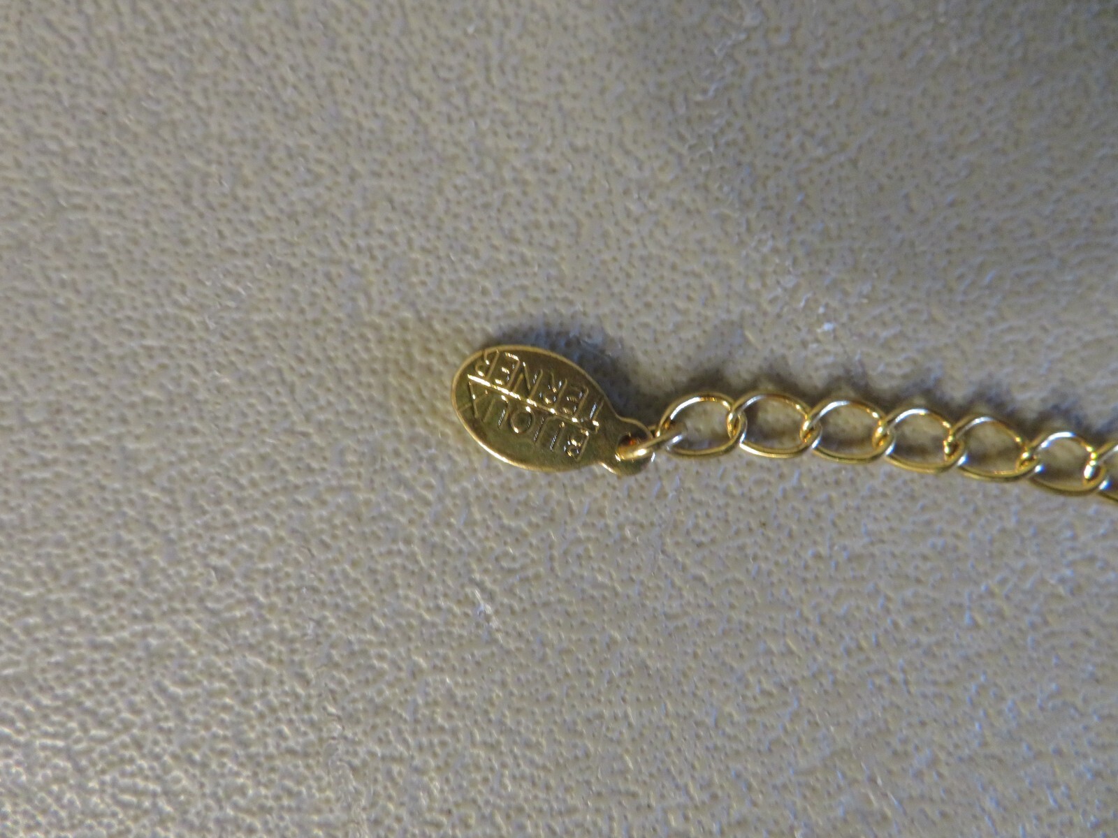 NEW Vintage Bijoux Terner Signed Gold Color Cubic Zirconia Necklace & Earrings