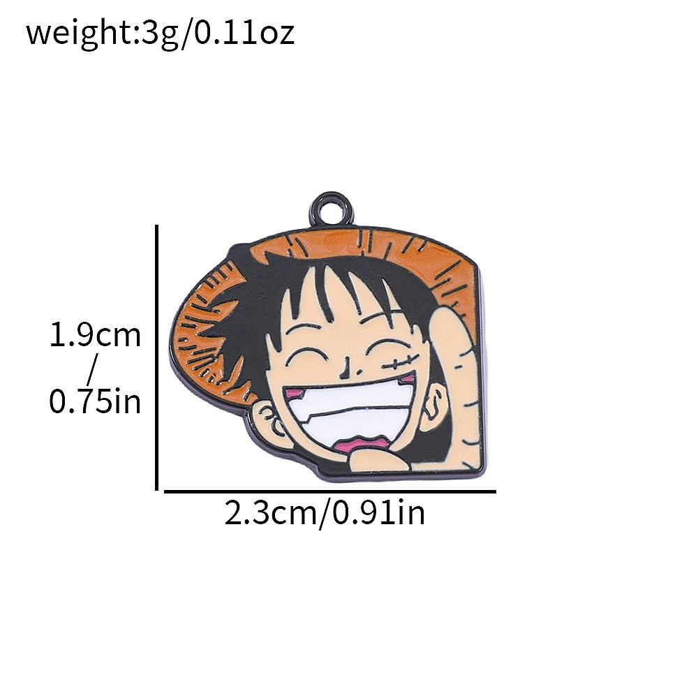 new 80Pcs cartoon Anime boy cute Charm necklace Pendant DIY Jewelry Making