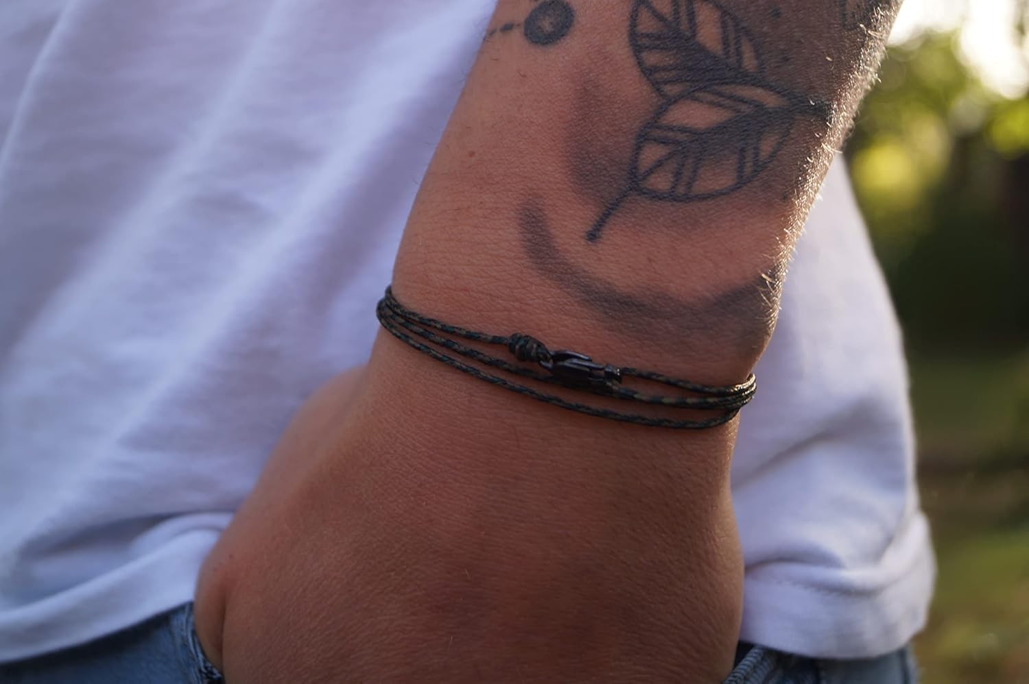 Men’s Handmade Nautical Rope Bracelet – Adjustable, Waterproof, and Stylish