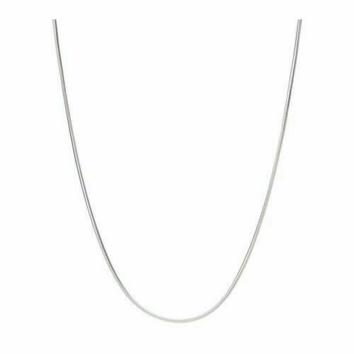1mm Men Women 925 Sterling Silver Italian Snake Chain Necklace Jewelry 16-24″