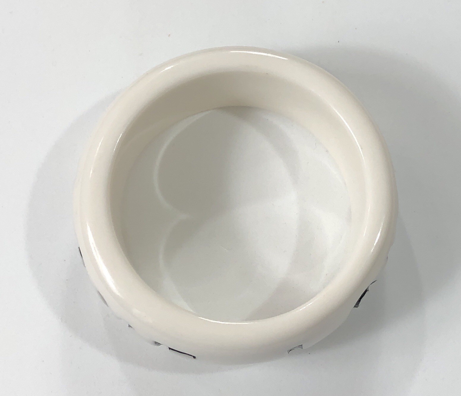 Love Bracelet Bangle Chunky Resin White – 8 in