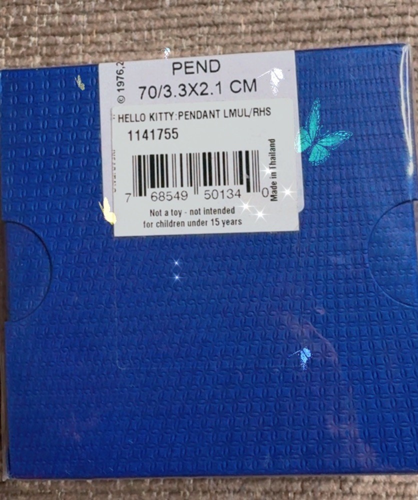 💖 AUTHENTIC SWAROVSKI HELLO KITTY CRYSTAL NECKLACE – BRAND NEW & SEALED 1141755