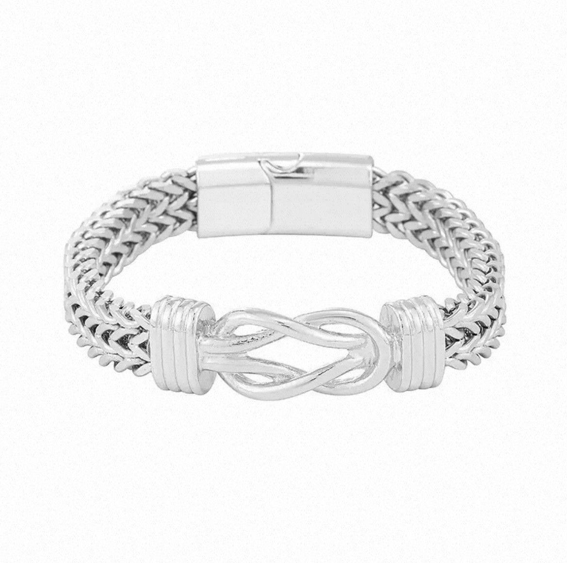 Knot Bracelet Gifts for Men Stainless Steel Bracelets Daily Wear Premium