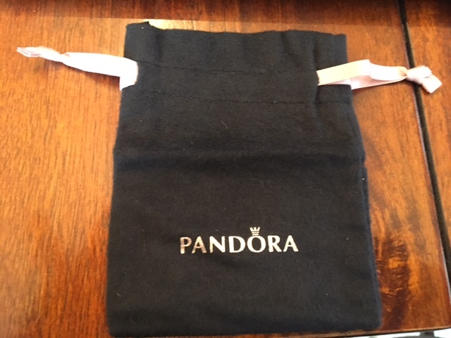 Pandora anti tarnish Black Pouch Rose Gold letter Gift Bag 3″ x 4″ Large Size