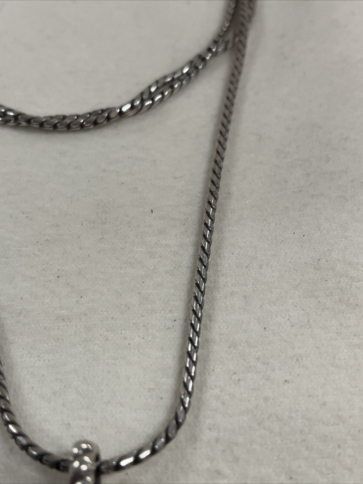 Brighton Silver Toned Halo Clear Crystal Convertible Necklace 38 Inches
