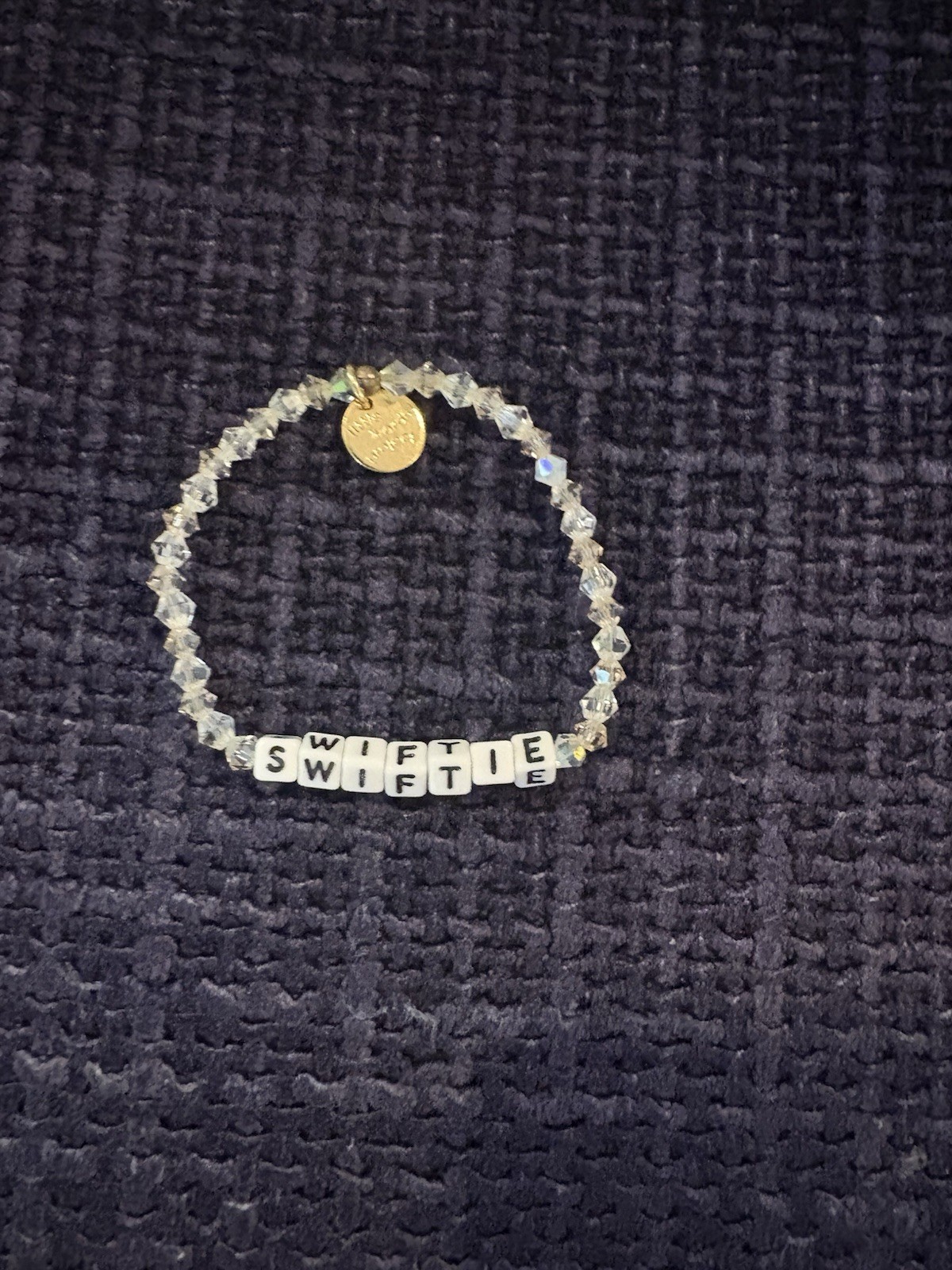 Little Words Project x Taylor Swift “Swiftie” Beaded Bracelet Size S/M NEW