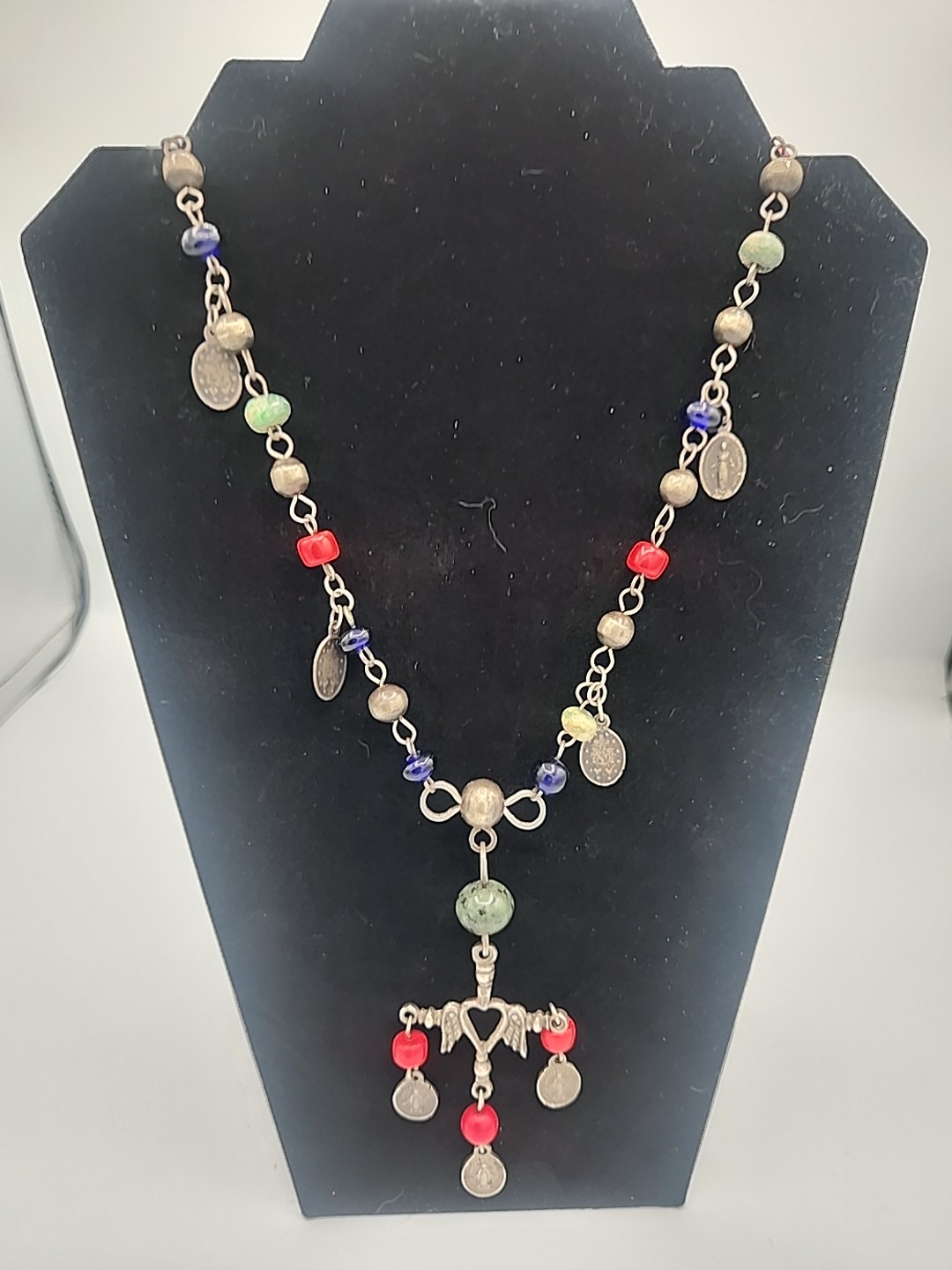 Mexico Yalalag cross Necklace 20″
