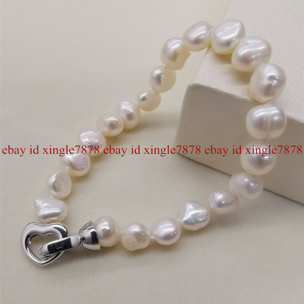 Natural 8-9mm Multicolor Baroque Freshwater Pearl Bracelet 7.5″