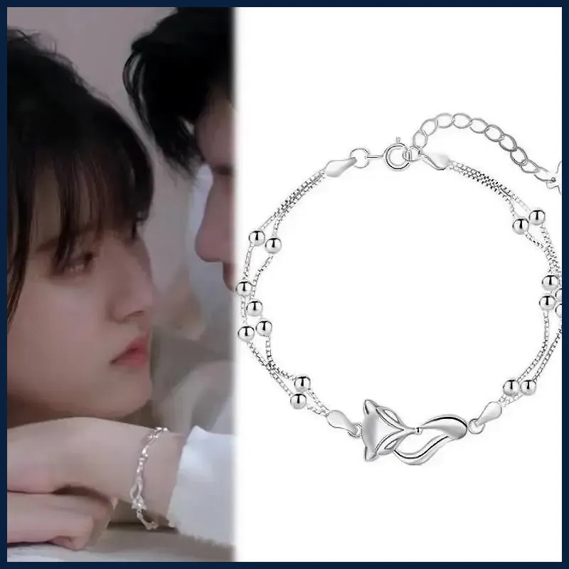 Unisex Fox Pendant Bracelet, Bracelets Jewelry Accessories for TV Series Cosplay